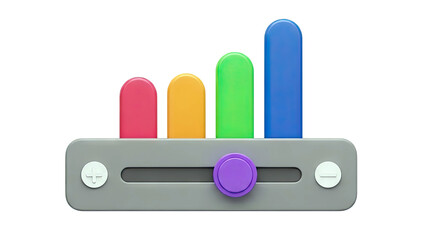 3D Bar Chart with Slider and Controls