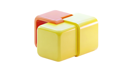 Abstract geometric shapes with rounded edges