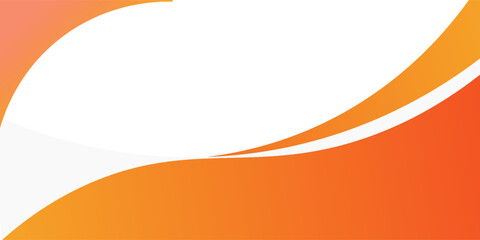 MobileModern orange banner background. Graphic design banner pattern background template with dynamic wave shapes. esp10