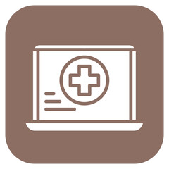 Obraz premium Online Counselling icon vector image. Can be used for Psychology.