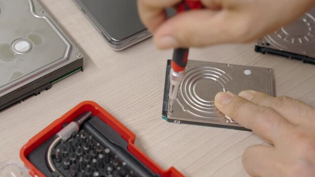 Hard Drive, Working, Reparing, Writing, Reading.