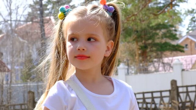 Pretty girl enjoying nature, enjoying life  and breathing fresh air, deep breathing, inhaling. Healthy lifestyle