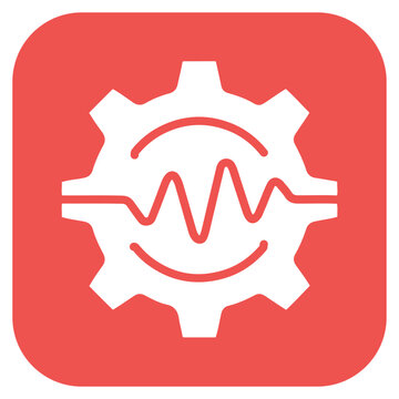 Predictive Maintenance icon vector image. Can be used for Cyberpunk.