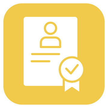 Accreditation icon vector image. Can be used for Compliance And Regulation.