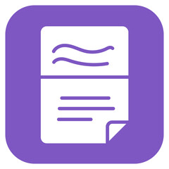 Obraz premium Script icon vector image. Can be used for Video Blog.