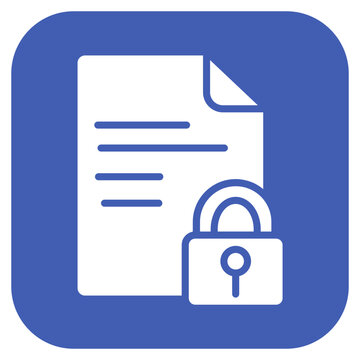 Encrypted File icon vector image. Can be used for Documents And Files.