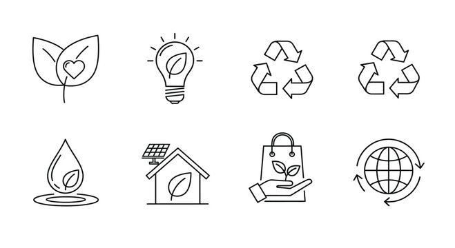 Sustainability icons