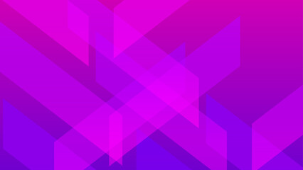Artistic background with purple and magenta polygon shapes overlapping to create a complex geometric pattern