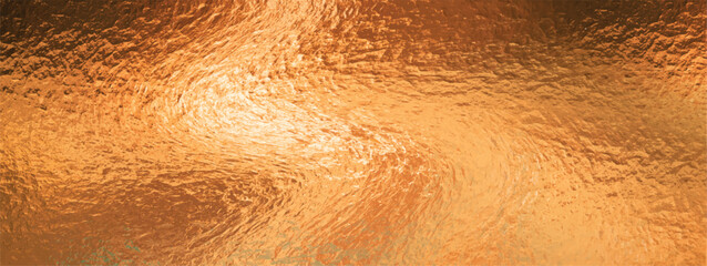 Orange rippled matte surface. Blurred plastic glass	