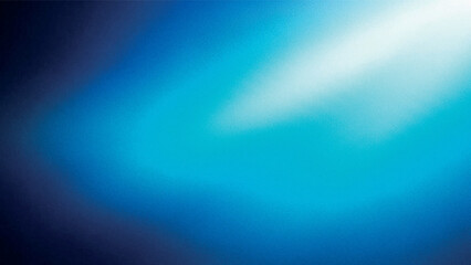 Obraz premium Grainy textured Bright light flare blends into a smooth, radiant blue background