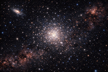 Obraz premium Andromeda XXXV ultra-faint dwarf galaxy