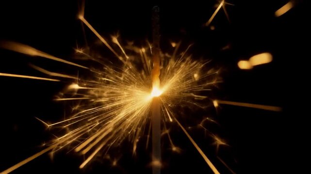 Cinematic liquid-light spark bloom with smooth molten sparks expanding like fluid, 4K loop.