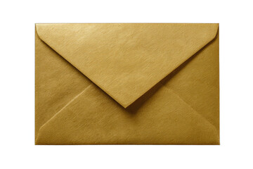 A brown paper envelope with a triangular flap