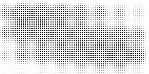 Hexagon Shapes Vector Abstract Geometric Technology Retrowave Sci-Fi Texture Isolated on Light Background. Halftone Hex Retro Simple Pattern. Eps10 © wahyu