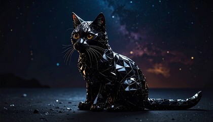 ブラックダイヤモンドの猫