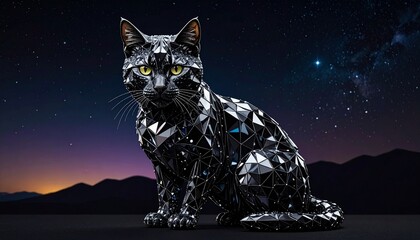 ブラックダイヤモンドの猫