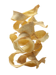 Crispy Potato Chips: a delightful tower of golden-brown potato chips, each curl promising a symphony of crunch and flavor.