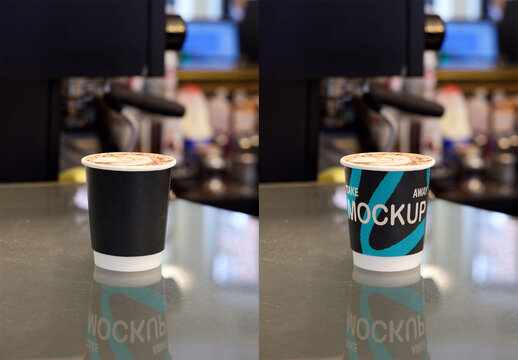 Takeaway Coffee Cup Mockup