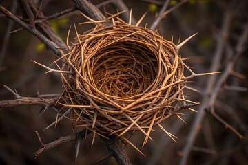bird nest on a tree