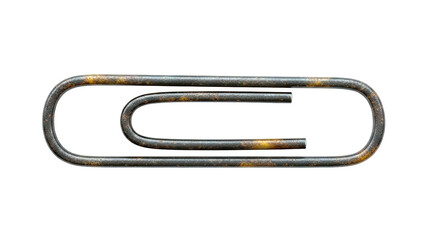 Rusty Metal Paperclip