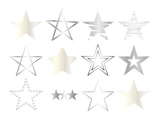 Obraz premium いろいろ星セット13