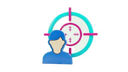 Targeted User Icon with Crosshairs
