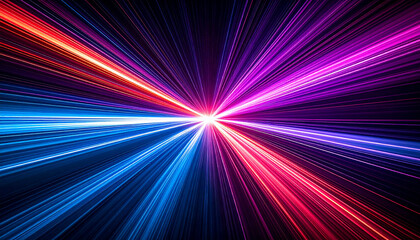 Abstract Light Burst Background