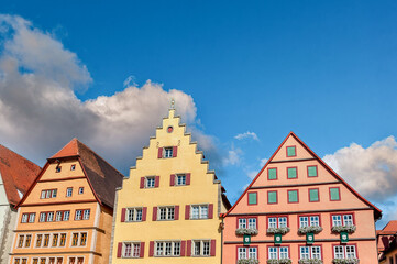 Fototapeta premium Rothenburg ob der Tauber is a town in the district of Ansbach in the federal state of Bavaria, Germany