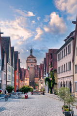 Rothenburg ob der Tauber is a town in the district of Ansbach in the federal state of Bavaria, Germany