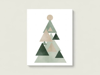 北欧風クリスマスツリーアート