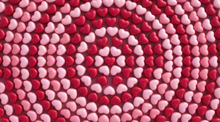 St patricks themed concentric circles of red and white elements create a repeating pattern with a central star shape design visible