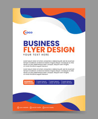 Business flyer design template