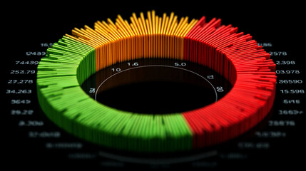 Case backlog gauge visualizing workload pressure, system capacity, procedural delay awareness, and institutional performance monitoring