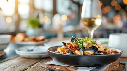 A seafood platter overflowing with various baked New Zealand green-lipped mussel dishes.