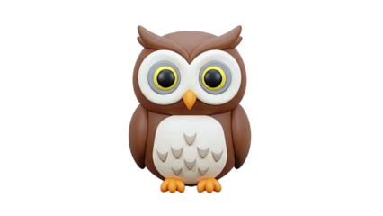 Cartoon Owl Character