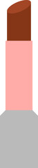 Brown Lipstick Illustration