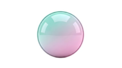 Glossy Gradient Sphere