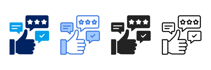 Review  Icon Set Different Style Collection. 