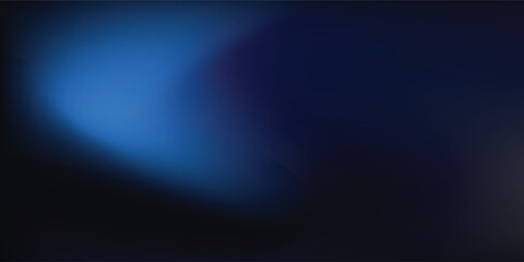 Blue Abstract Gradient Background With Soft Glow For Nighttime, Calm, And Modern Design
