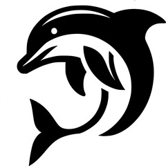 Obraz premium Fish eagle and black cat vector illustration with animal wildlife symbols