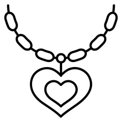 Heart Necklace Icon
