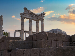 Pergamon Ancient City. Bergama, İzmir Province, T&uuml;rkiye.