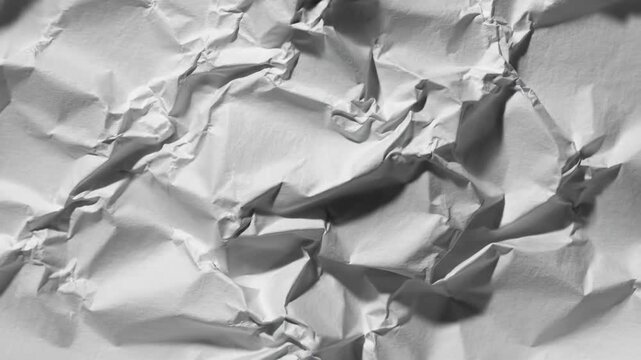 Abstract White Paper Texture With Deep Shadows And Dramatic Lighting