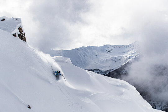 Powder Turns Through The Clouds