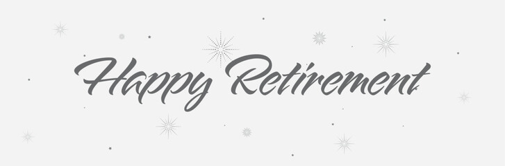Fototapeta premium happy retirement card