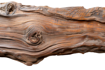 Wooden table with detailed grain pattern is shown on a transparent background. The cut-out style makes it suitable for various design and craft applications