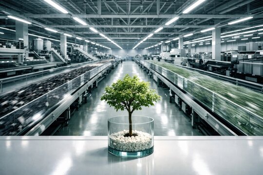 Industry 5.0 Automated Factory Floor and Robotic Assembly