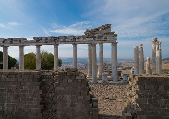 Pergamon Ancient City. Bergama, İzmir Province, T&uuml;rkiye.