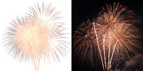 Elegant red satin gift bow with diagonal ribbons isolated on white background, decorative holiday packaging element for Christmas, birthday, or Valentine's Day.