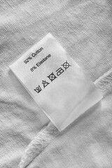 Care and composition label